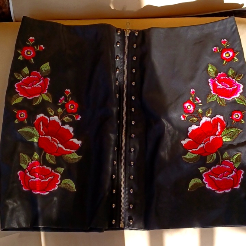 Forever 21+ Faux Leather Skirt